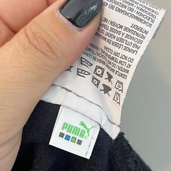 Puma Men’s Mock Neck Full Zip Sweatshirt with Elastic Panels and Pockets Black - Picture 10 of 11